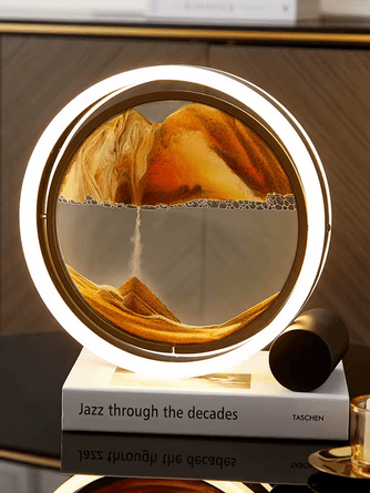 Rotating Quicksand Lamp